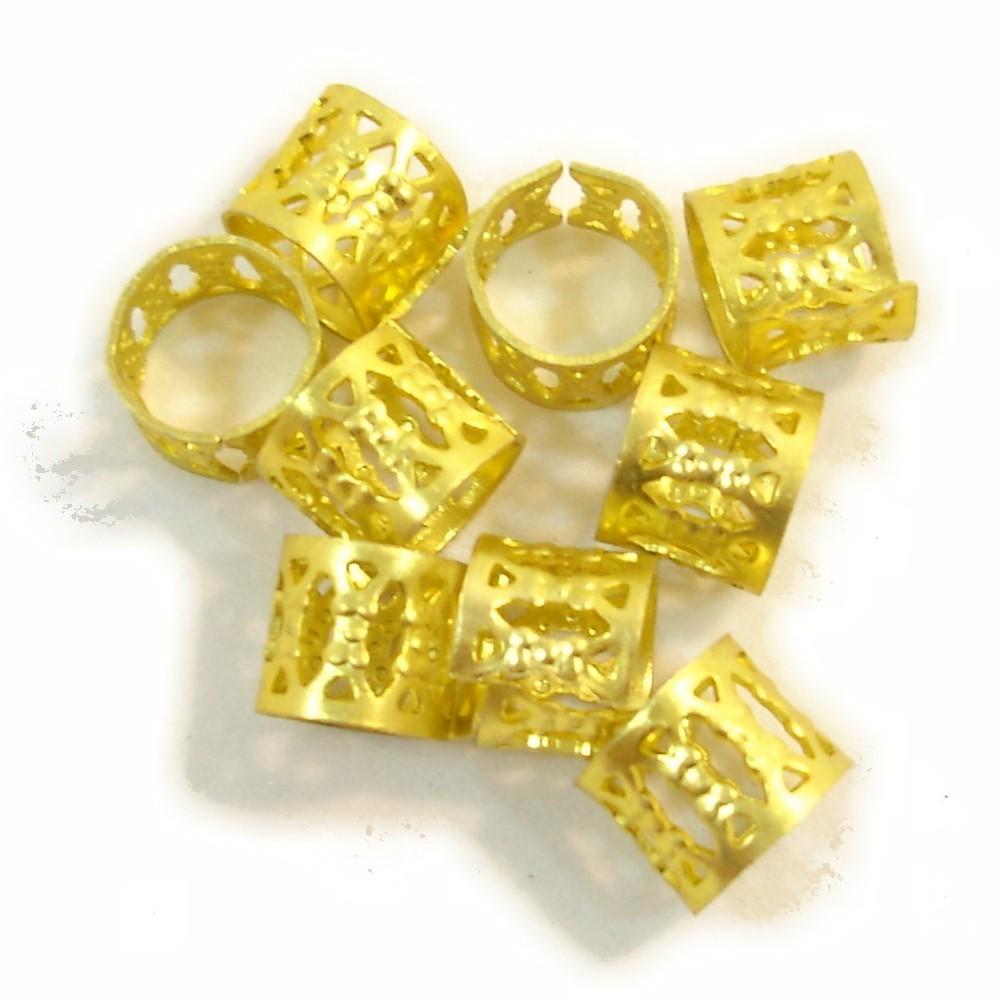 Hair Ornament Filigree Gold 12mm - beautygiantusa.com
