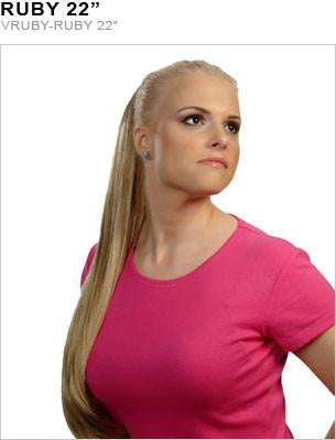 VIP Collection Synthetic Clip-In Extensions / Garnet - beautygiantusa.com