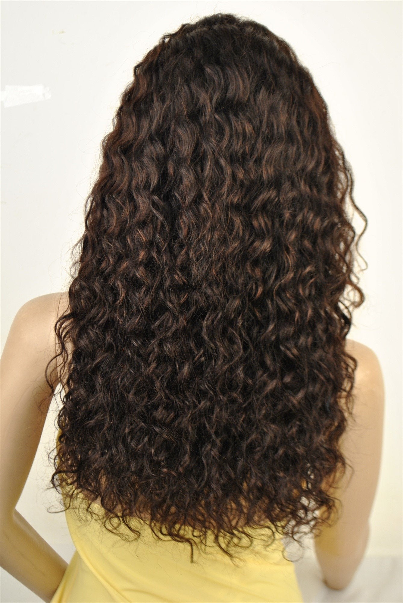 SWISS LACE WIG.100% Virgin Human Hair. SPANISH CURL TEXTURE. 20" - beautygiantusa.com