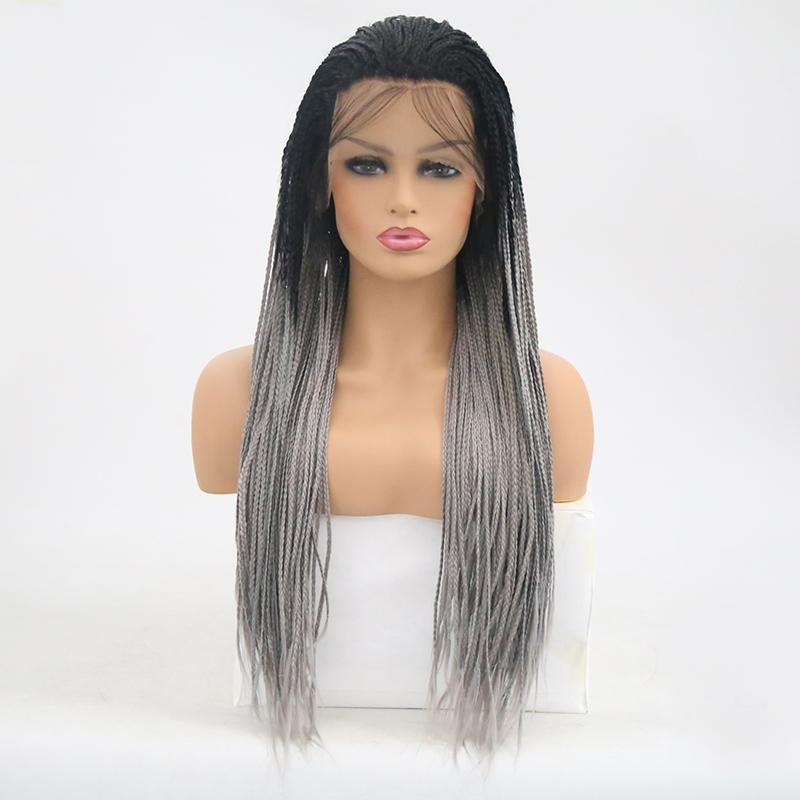 VIP - Synthetic Lace Front Wig Braided - beautygiantusa.com