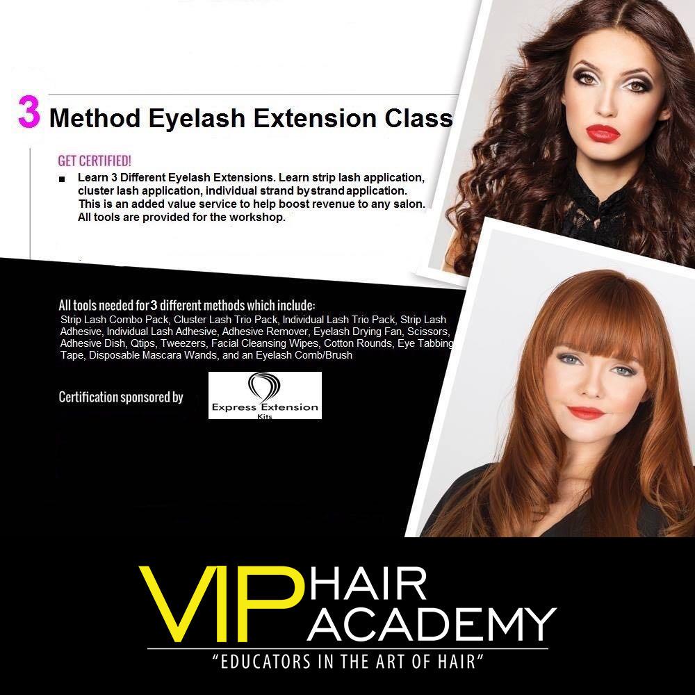 3 Method Eyelash Extension Class - beautygiantusa.com