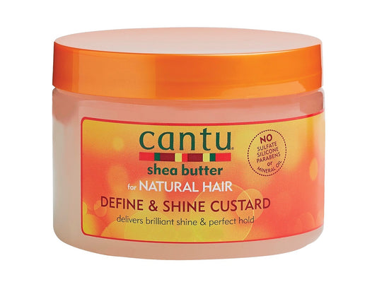 Cantu Shea Butter for Natural Hair Define & Shine Custard - beautygiantusa.com