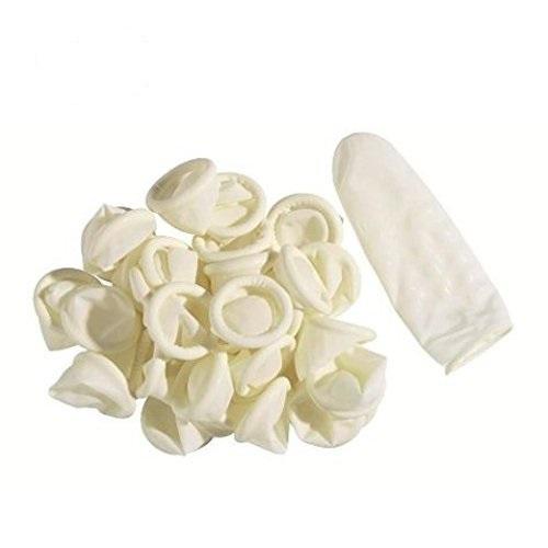 Disposable Latex Finger Cots Rubber Fingertips Protective Finger Gloves Art Latex Tissue Finger Cot  (50 PCS) - beautygiantusa.com