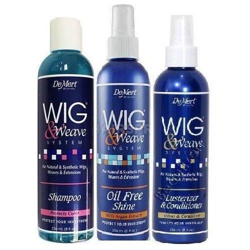 Demert Wig & Weave Dry Shampoo, Oil Free Shine,Lusterizer and Conditioner - beautygiantusa.com