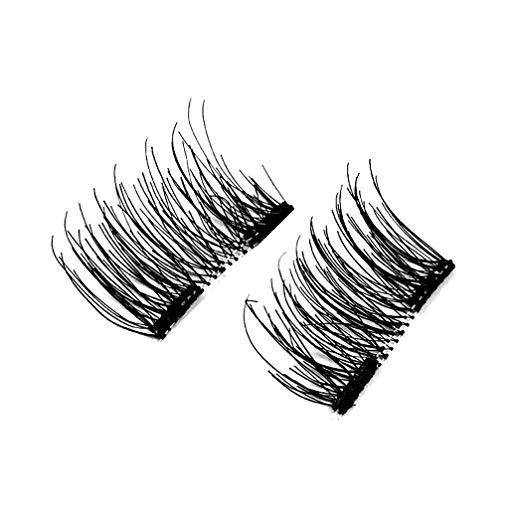 3D Double Magnetic Eyelashes Natural Flash - beautygiantusa.com