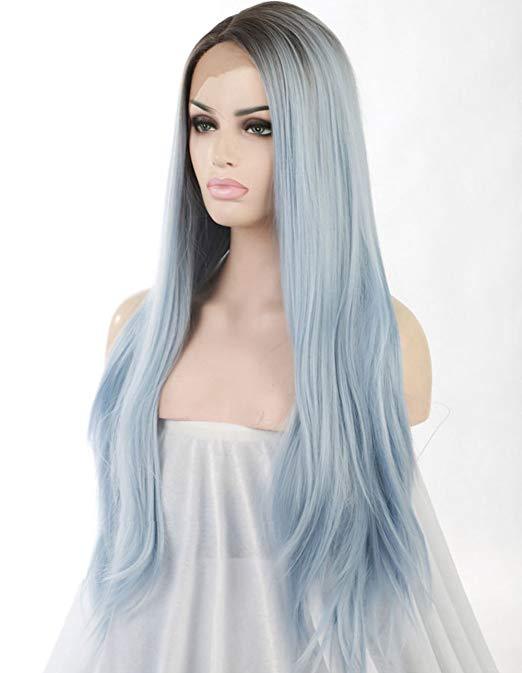 Lace Front Wigs Synthetic Wig Half Hand Tied Replacement Full Wig - beautygiantusa.com