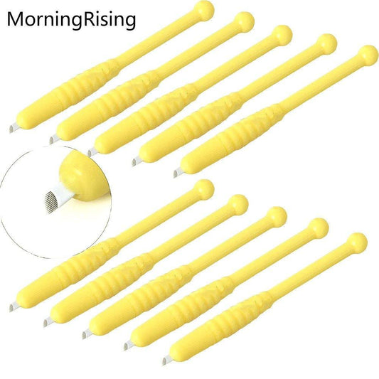Disposable Manual Microblading Eyebrows Tattoo Pen Blade for Semi-permanent Makeup - beautygiantusa.com