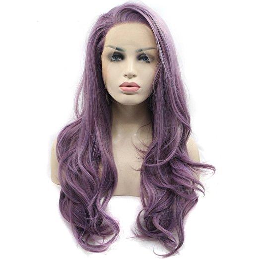 Lace Front Wigs Synthetic Wig Half Hand Tied Replacement Full Wig - beautygiantusa.com