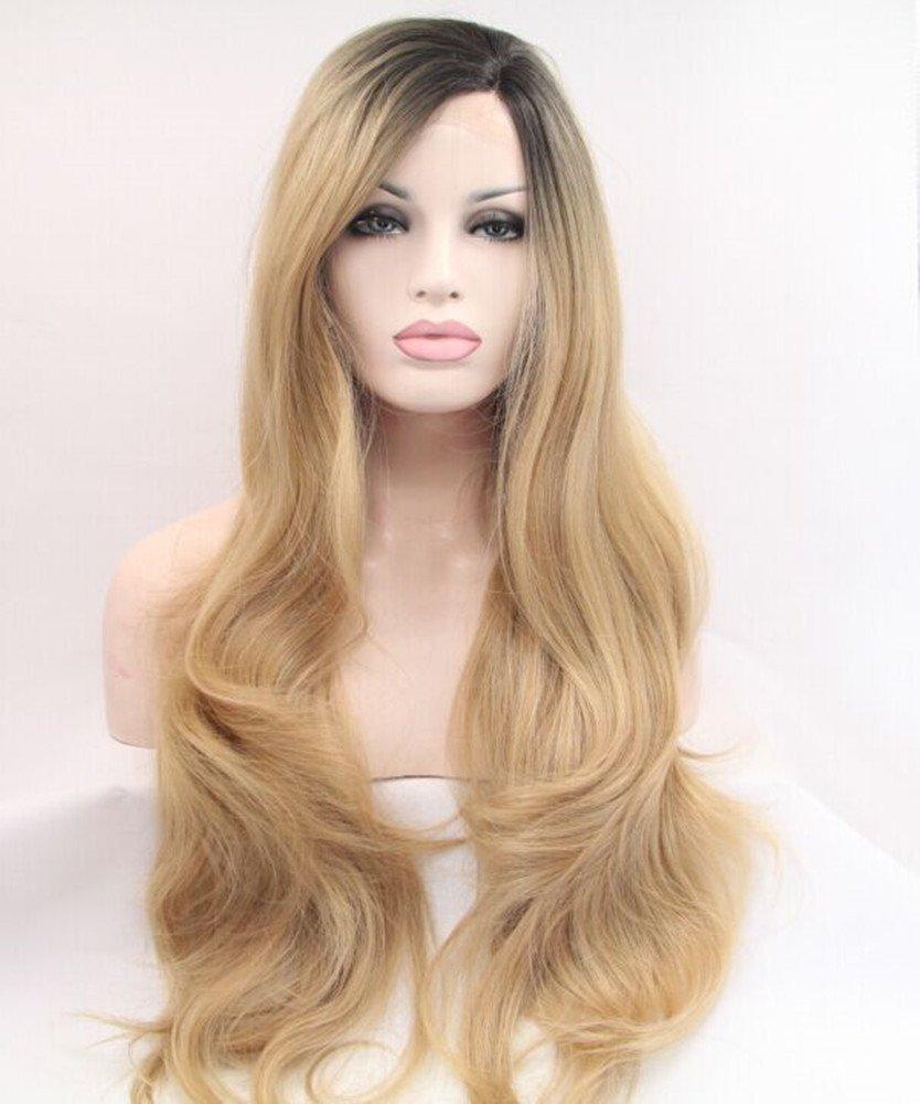 Lace Front Wigs Synthetic Wig Half Hand Tied Replacement Full Wig - beautygiantusa.com