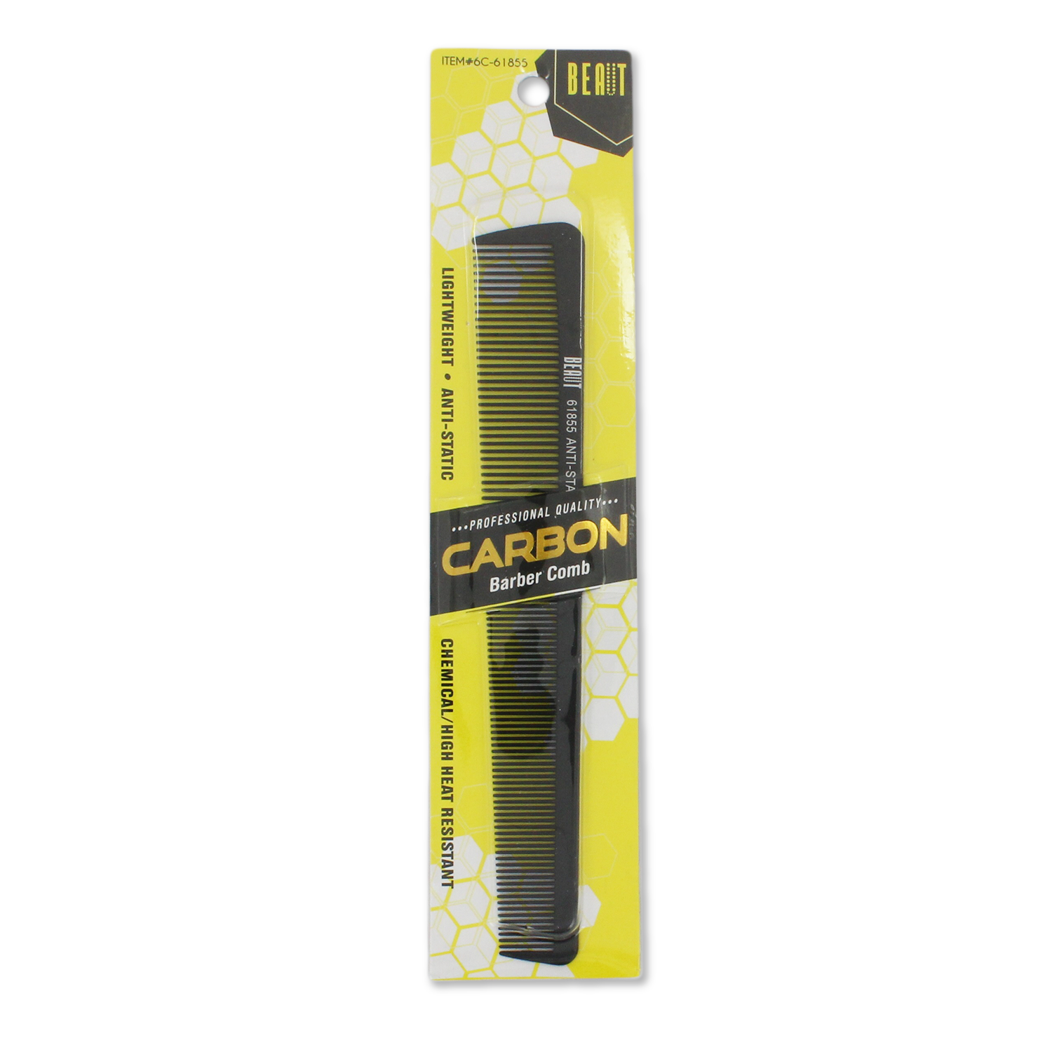 Beaut Carbon Barber Comb - beautygiantusa.com