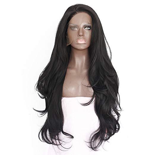 Lace Front Wigs Synthetic Wig Half Hand Tied Replacement Full Wig - beautygiantusa.com