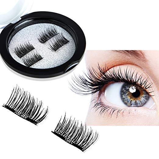 3D Double Magnetic Eyelashes Natural Flash - beautygiantusa.com