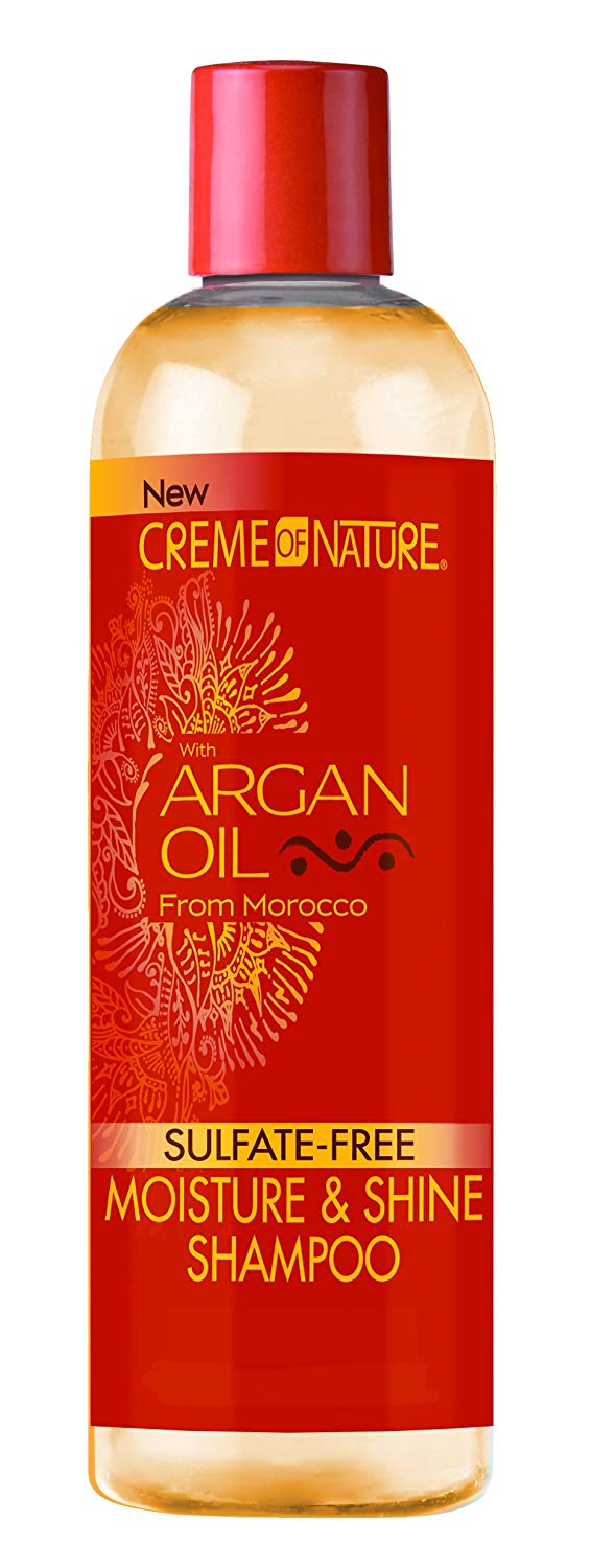 Creme of Nature Moisture & Shine Shampoo with Argan Oil: 12 OZ - beautygiantusa.com