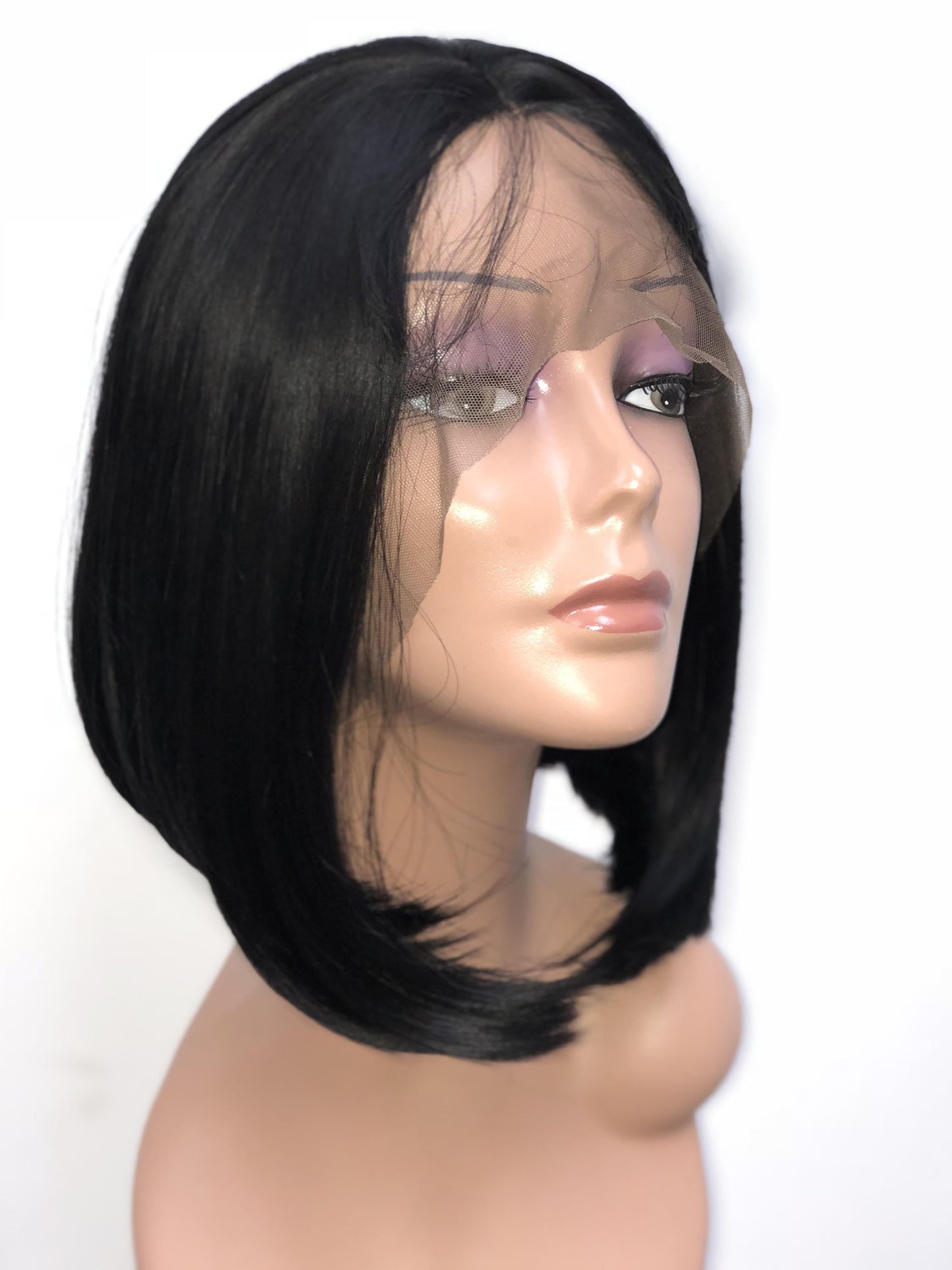 Lace Front Wig Short Bob Heat Resistant Hair Wigs - beautygiantusa.com