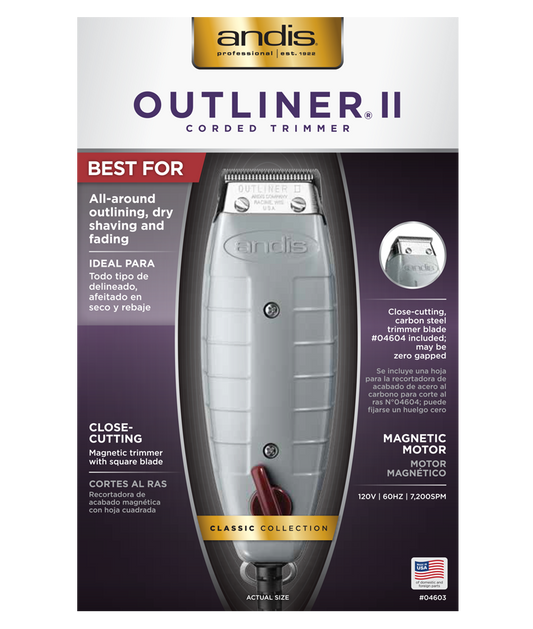 Andis Clippers Professional T-Outliner 2 Trimmer - beautygiantusa.com
