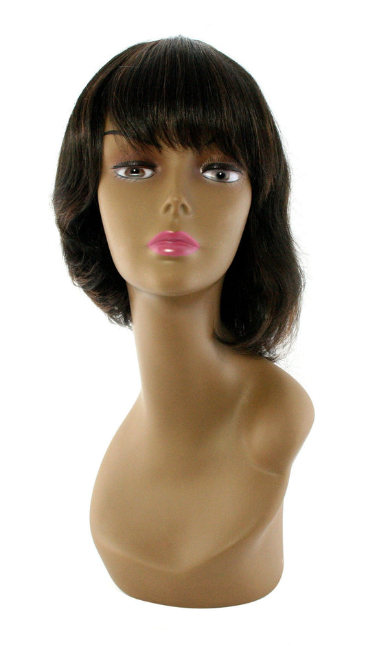 Unique's 100% Human Hair Full Wig / Style "T" - beautygiantusa.com