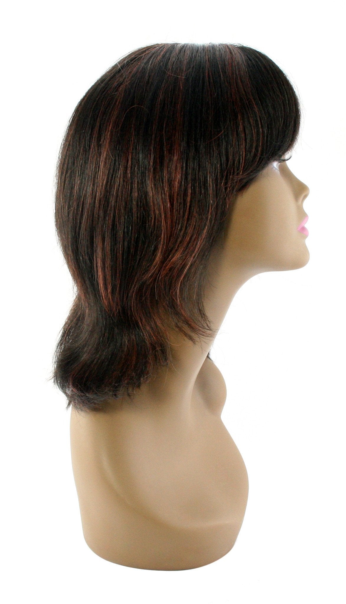 Unique's 100% Human Hair Full Wig / Style "X" - beautygiantusa.com