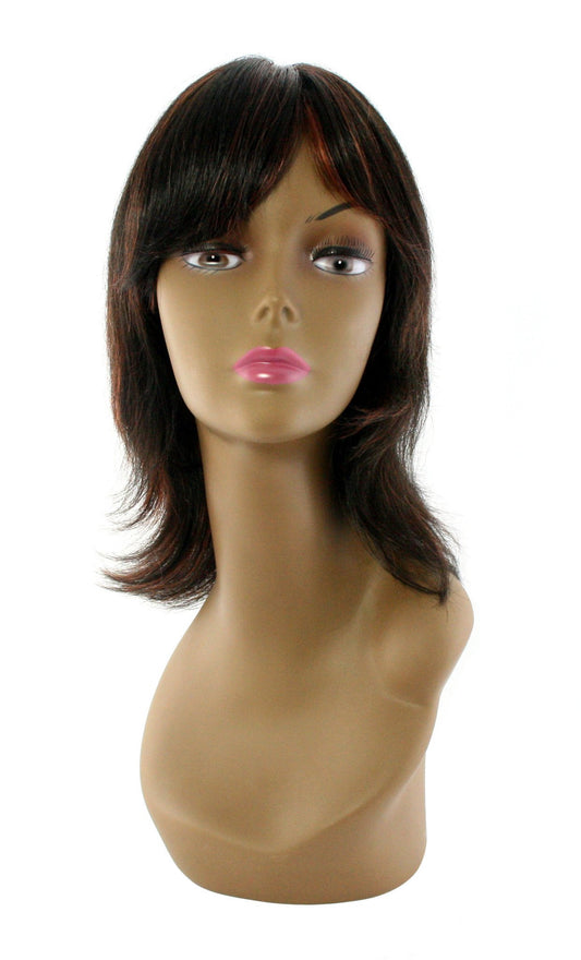 Unique's 100% Human Hair Full Wig / Style "X" - beautygiantusa.com