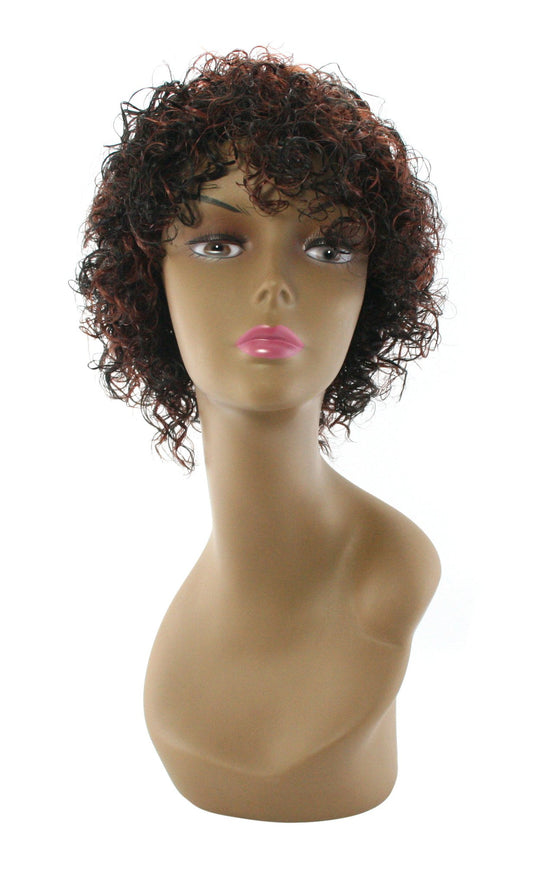 Unique's 100% Human Hair Full Wig / Style "A1" - beautygiantusa.com