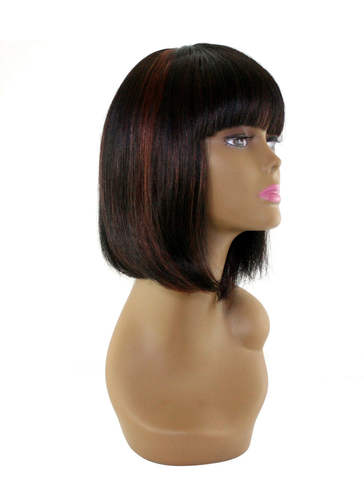 Unique's 100% Human Hair Full Wig / Style "A8" - beautygiantusa.com