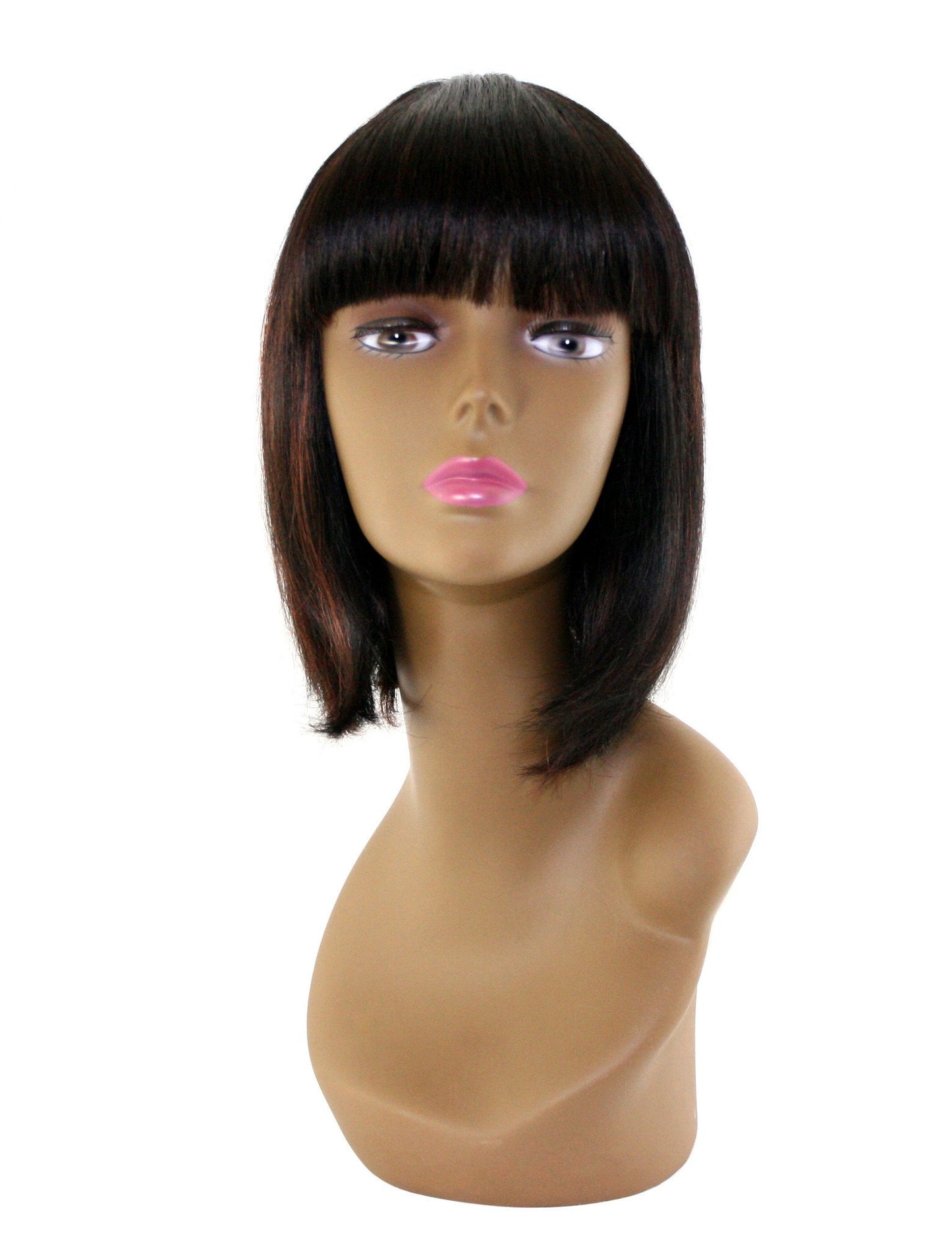 Unique's 100% Human Hair Full Wig / Style "A8" - beautygiantusa.com