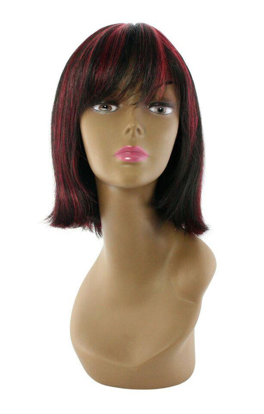 Unique's 100% Human Hair Full Wig / Style "J" - beautygiantusa.com