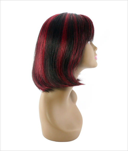 Unique's 100% Human Hair Full Wig / Style "J" - beautygiantusa.com