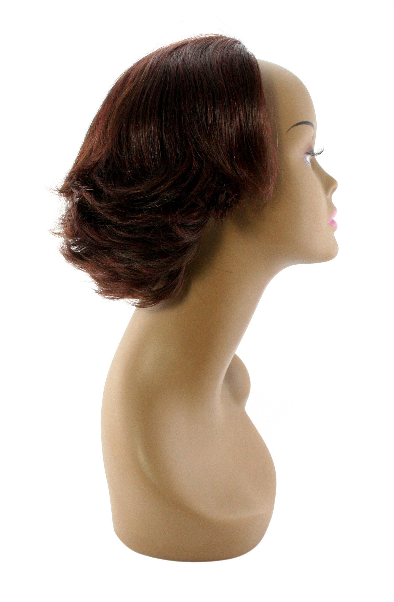 Unique's 100% Human Hair Half Wig / Mrs. BARBADOS Style - beautygiantusa.com