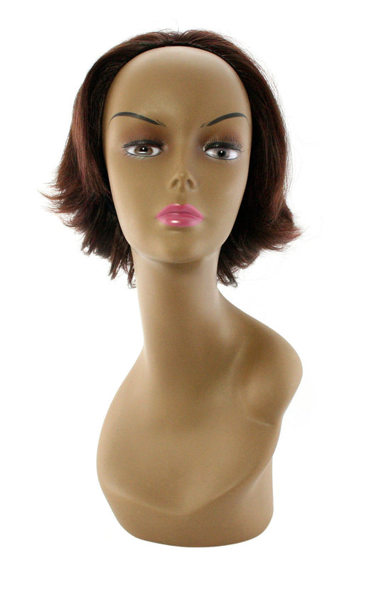 Unique's 100% Human Hair Half Wig / Mrs. BARBADOS Style - beautygiantusa.com