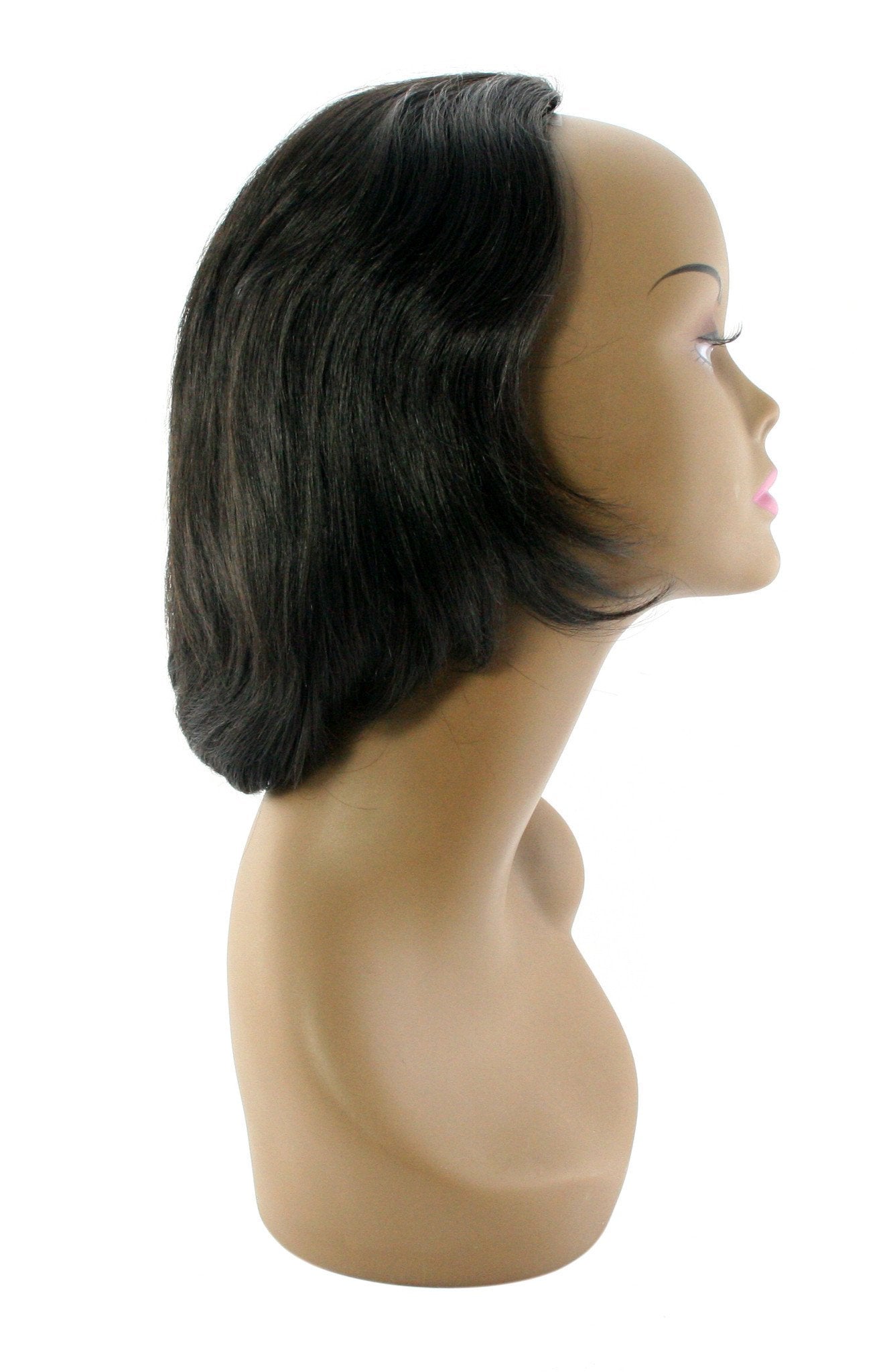 Unique's 100% Human Hair Half Wig / MRS. DENMARK Style - beautygiantusa.com