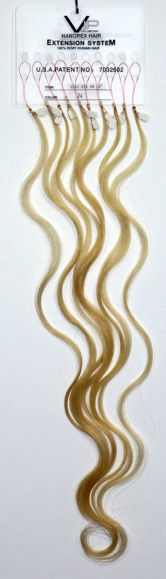 VIP Collection's 100% Remy Human Hair Nanorex System 18" / Body Wave - beautygiantusa.com