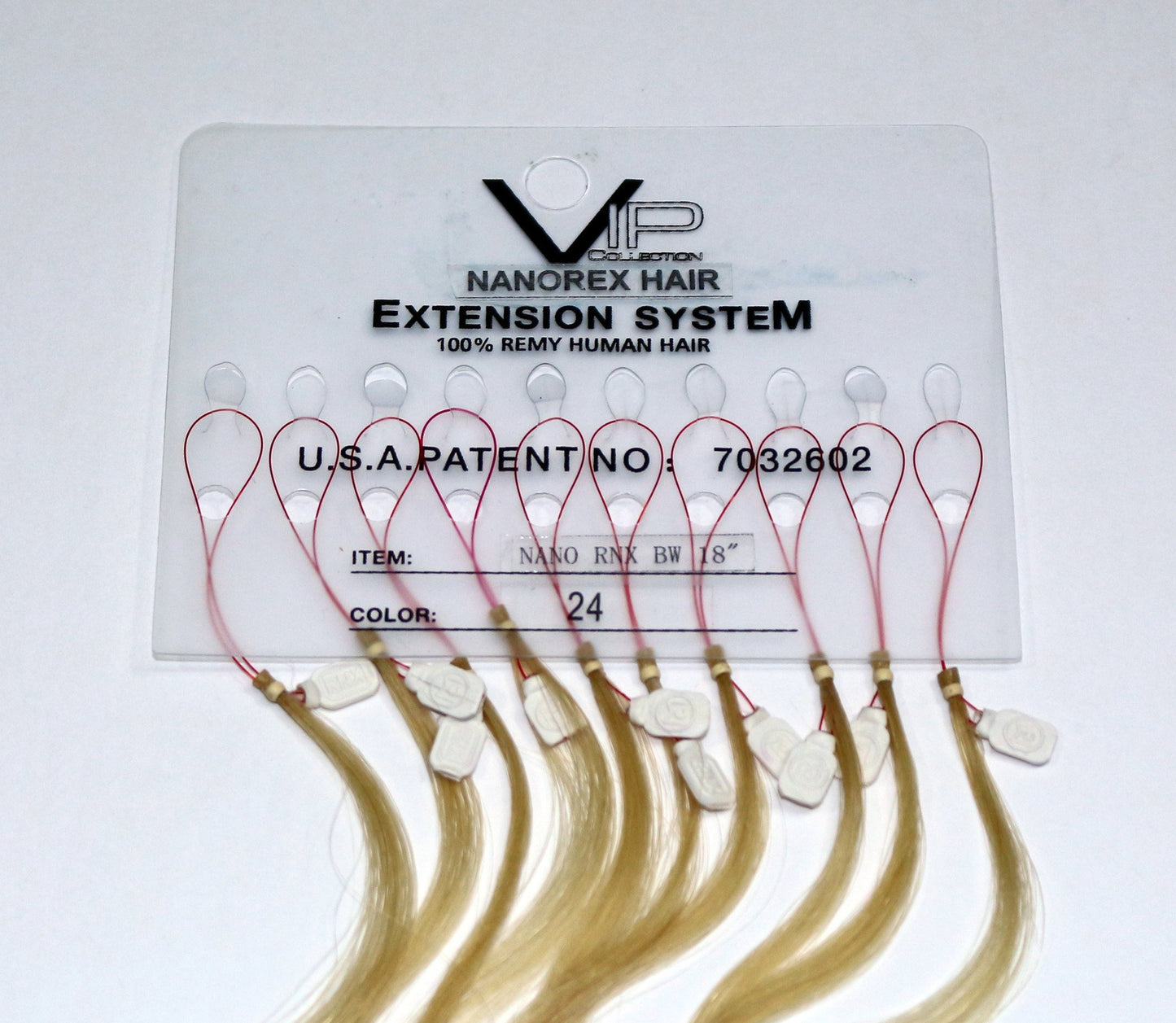 VIP Collection's 100% Remy Human Hair Nanorex System 18" / Body Wave - beautygiantusa.com