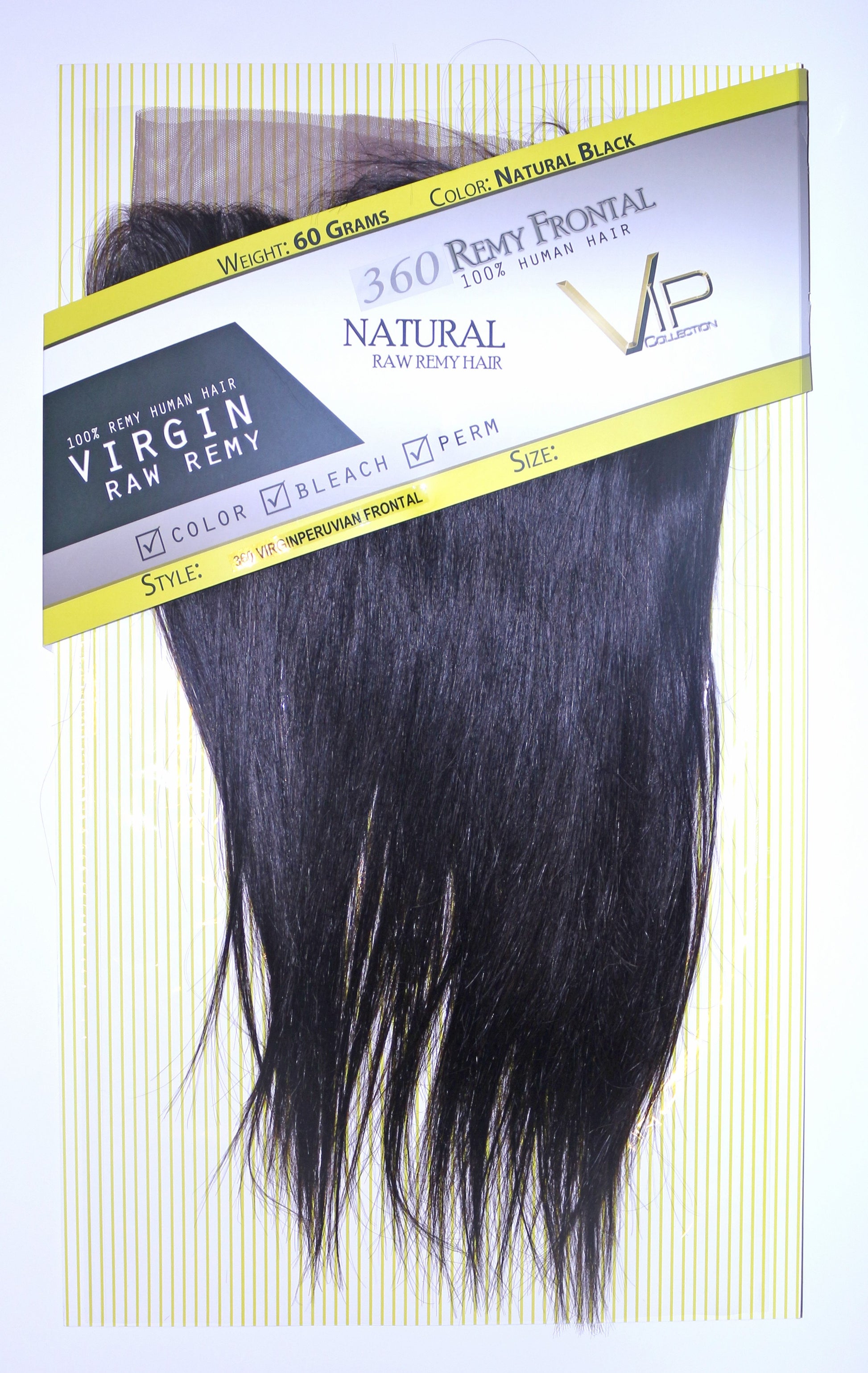 360 Lace Peruvian Virgin Human Hair frontal - beautygiantusa.com
