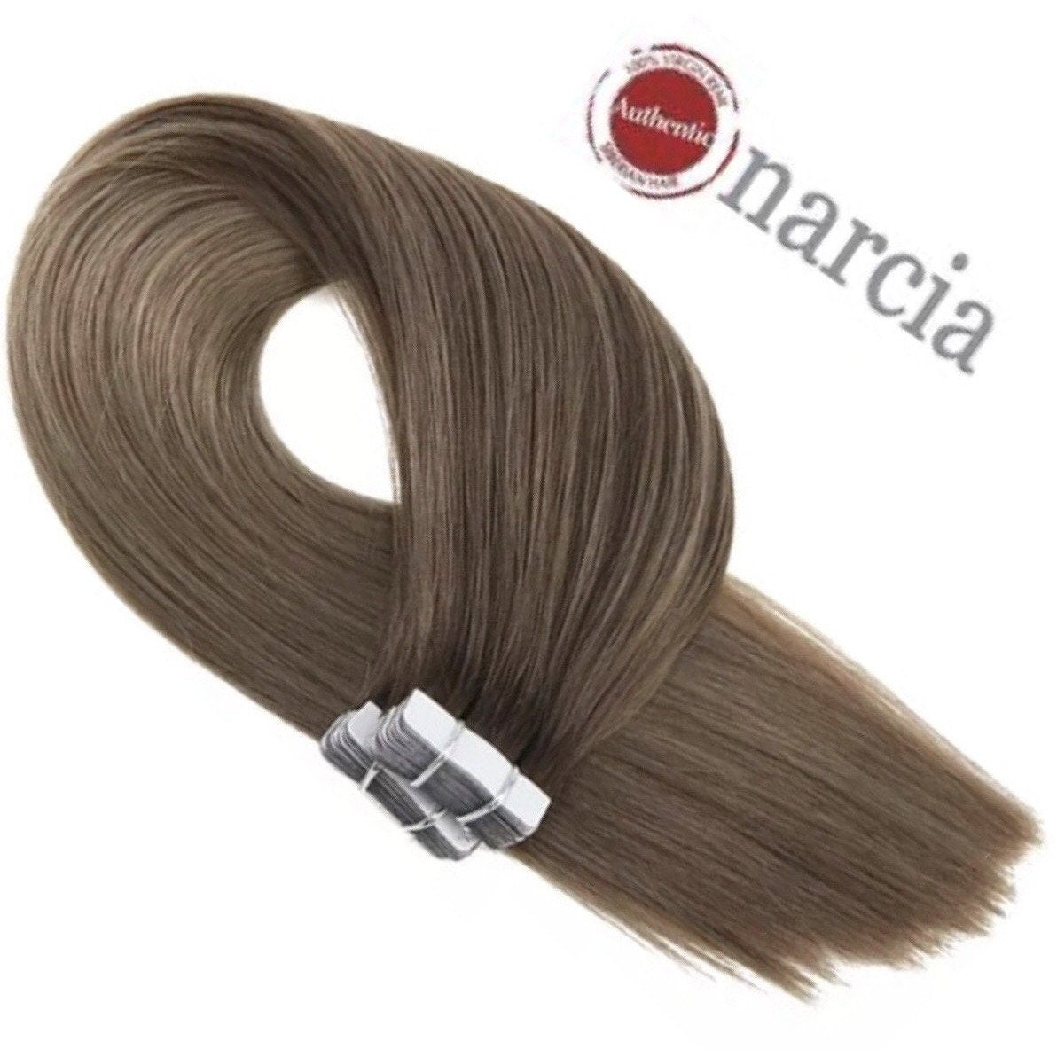 Narcia Remy Siberian - Tape - 18" ( 40 pieces) - beautygiantusa.com