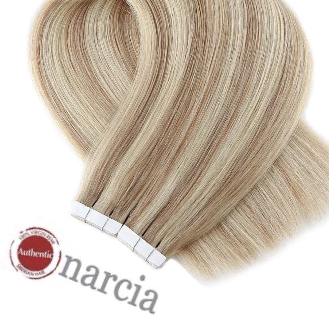 Narcia Remy Siberian - Tape - 18" ( 40 pieces) - beautygiantusa.com
