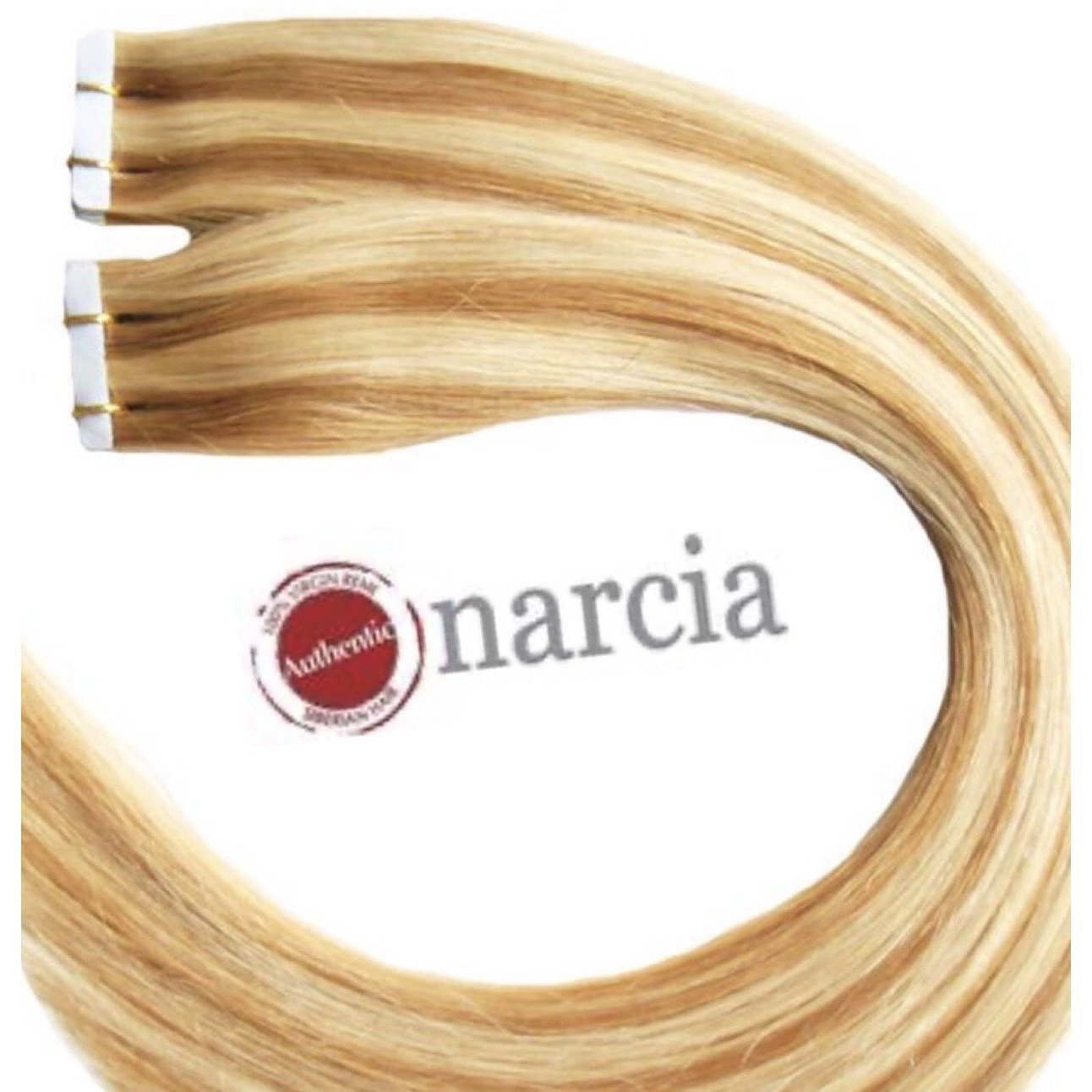 Narcia Remy Siberian - Tape - 18" ( 40 pieces) - beautygiantusa.com