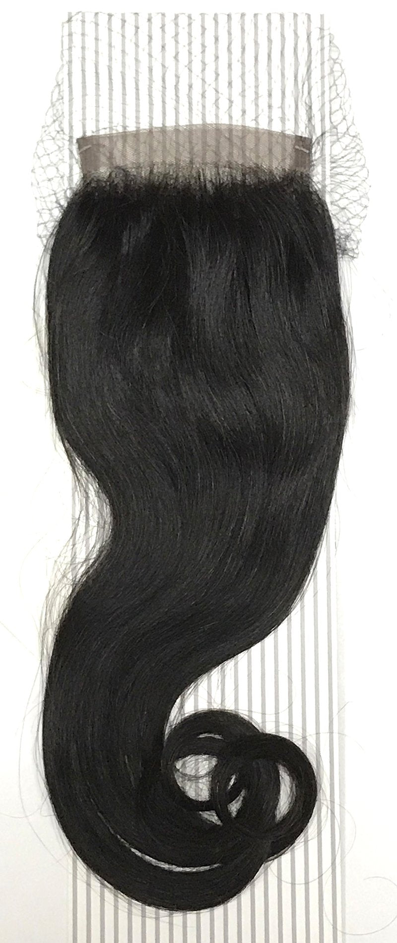 4 by 13" VIP Lace Frontals 16" Indian Natural Black - beautygiantusa.com
