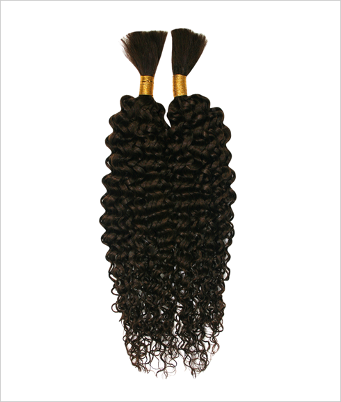Unique's Human Hair Jerri Curl Bulk 18 Inch - beautygiantusa.com