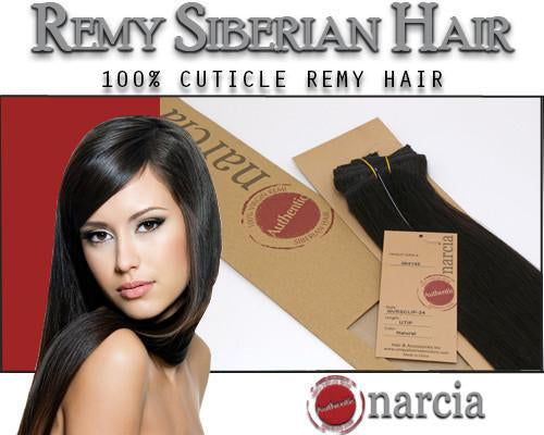 Narcia Remy Siberian - Clip On - 24" - beautygiantusa.com