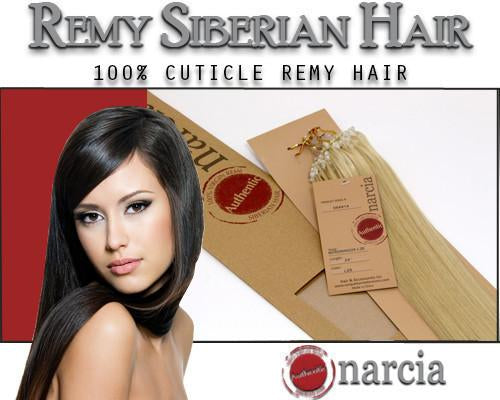 Narcia Remy Siberian - Micro Ring - 24" - beautygiantusa.com