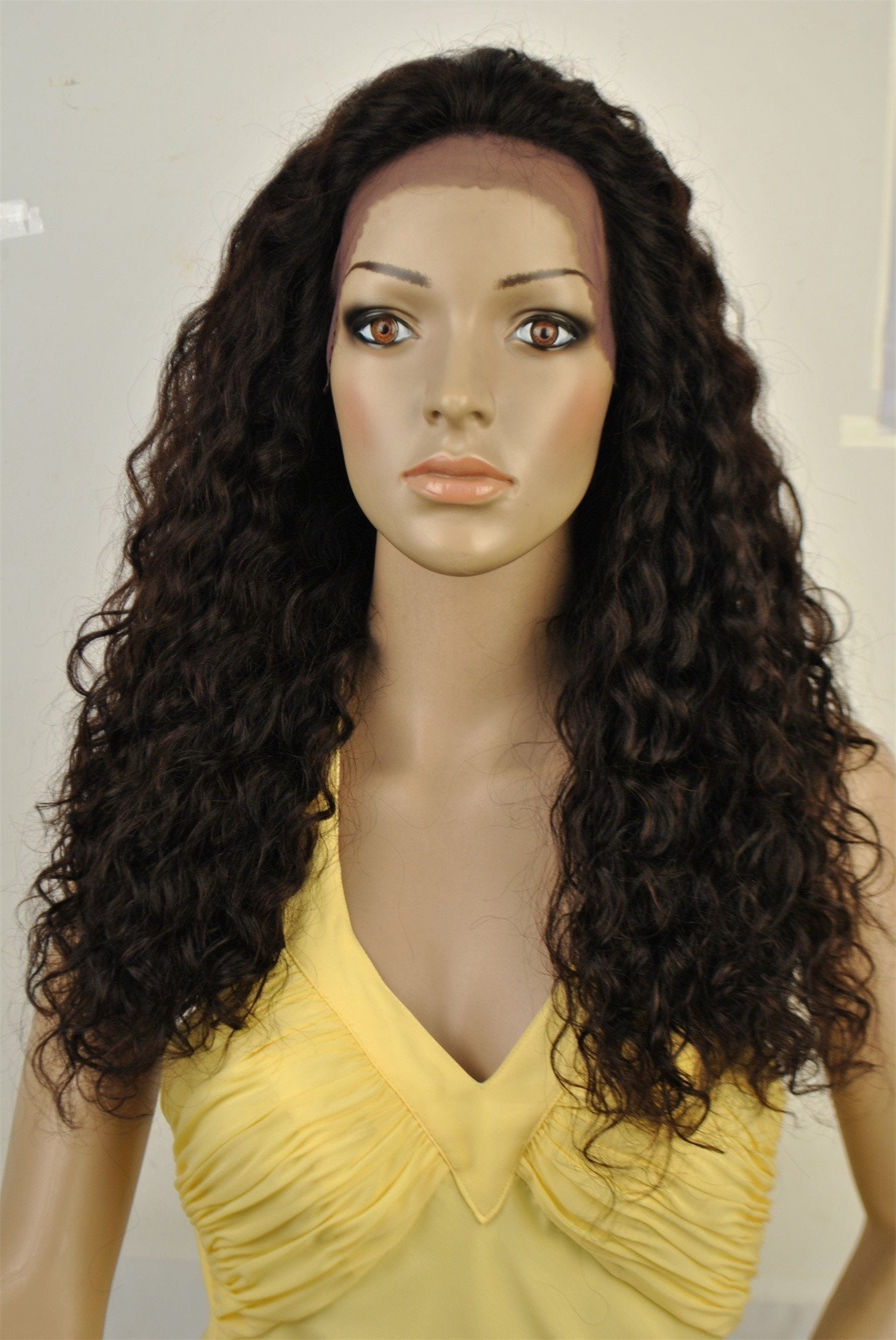 SWISS LACE WIG.100% Virgin Human Hair. SPANISH CURL TEXTURE. 20" - beautygiantusa.com