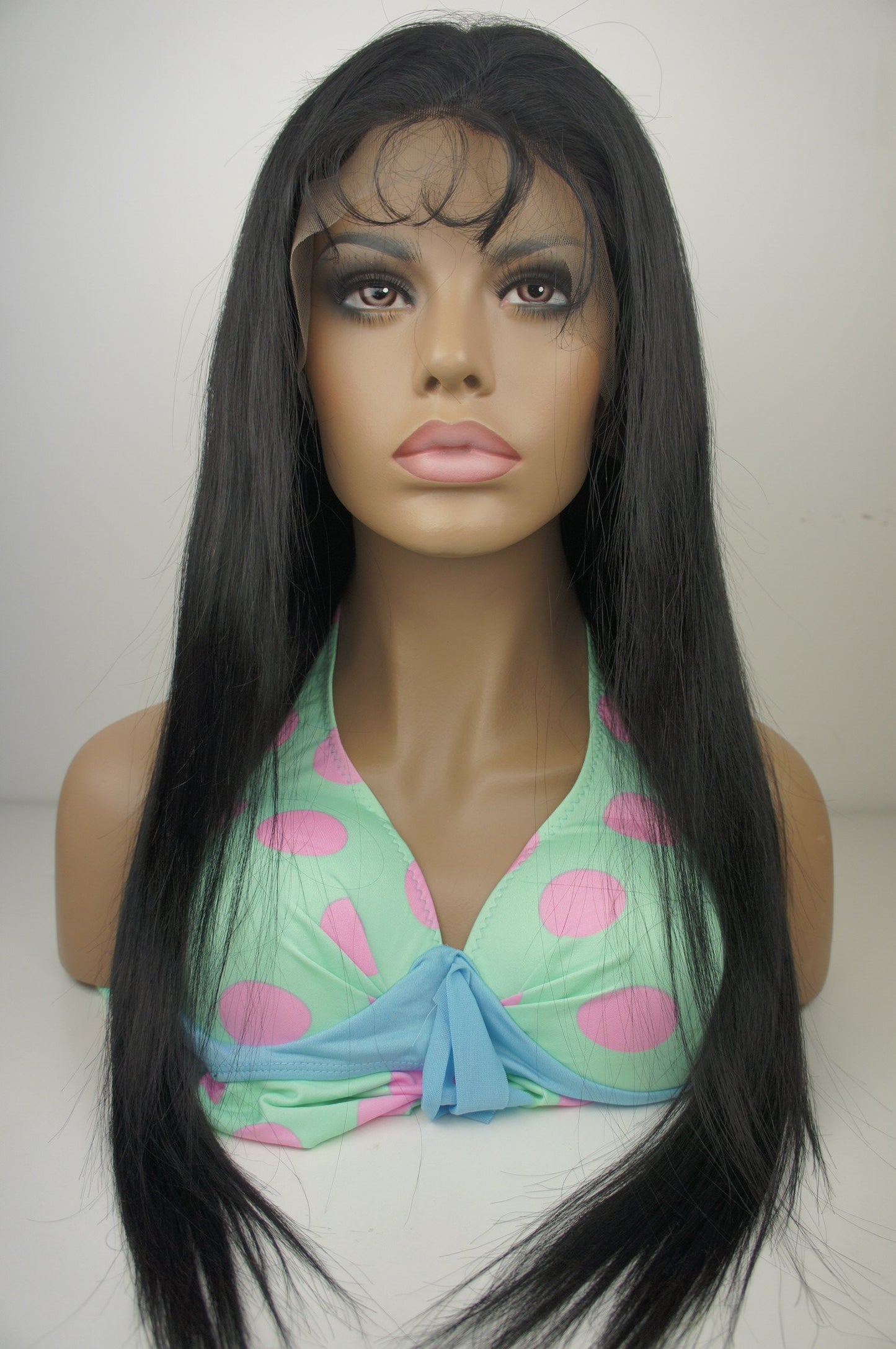 VIP - Full Lace Wig - 100% Human Hair Natural Black (180 density) Straight, Body Wave and Curly - beautygiantusa.com