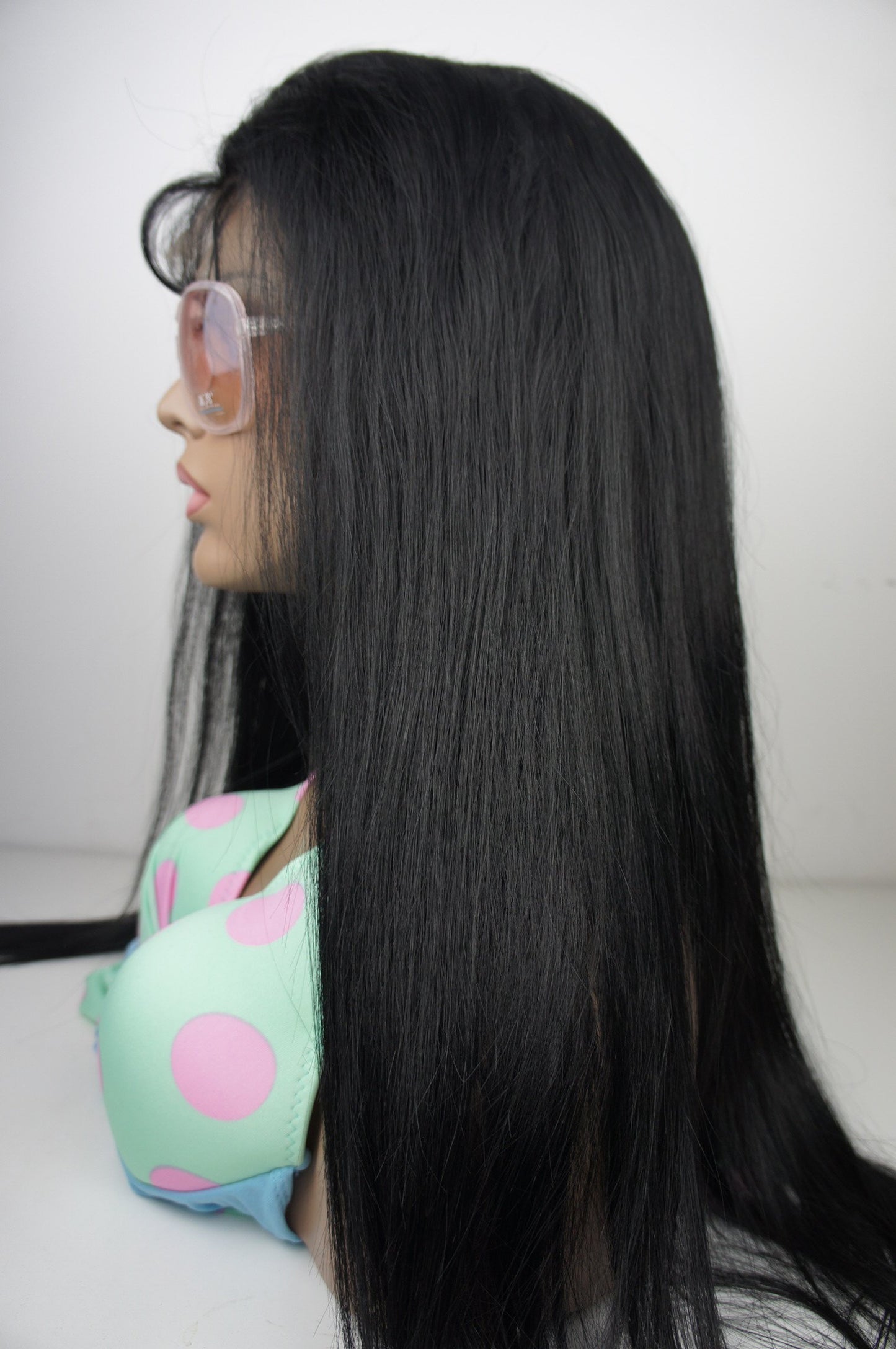 VIP - Full Lace Wig - 100% Human Hair Natural Black (180 density) Straight, Body Wave and Curly - beautygiantusa.com
