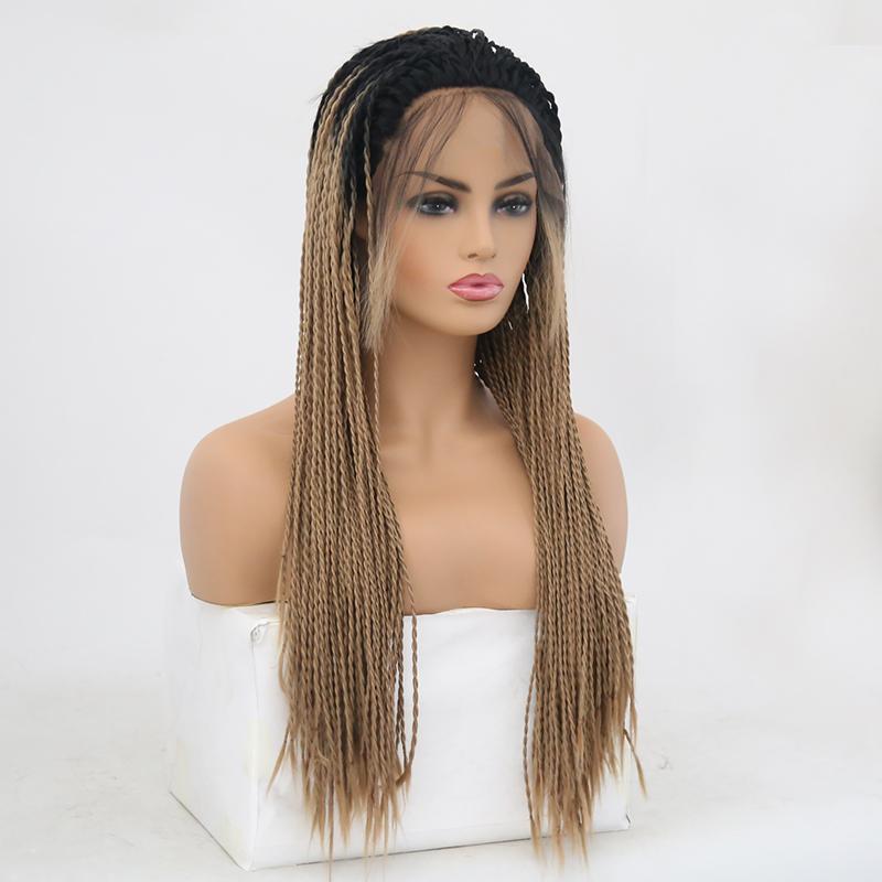 VIP - Synthetic Lace Front Wig Braided - beautygiantusa.com