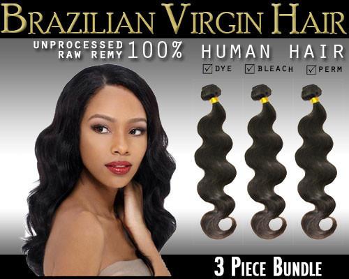 VIP Collection Brazilian Virgin Hair / Body Curl Bundles - beautygiantusa.com