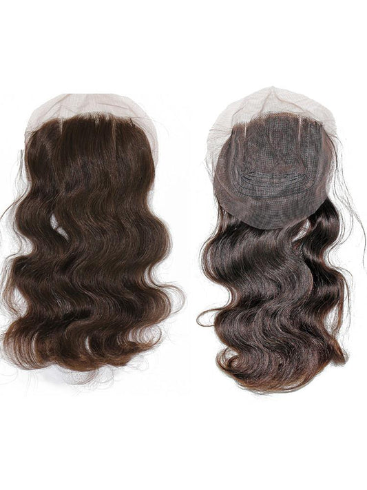 VIP Collection 3 Part Brazilian Virgin Natural Lace Closure in Natural Curl or Body Curl - beautygiantusa.com