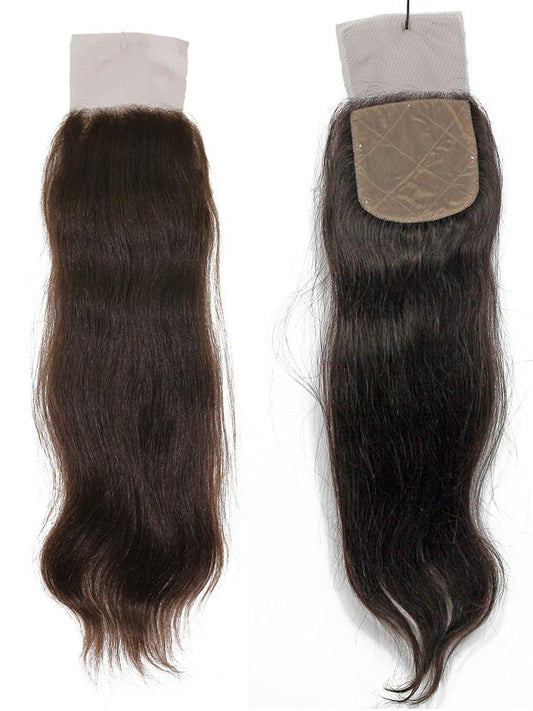 VIP Collection Virgin Hair Silk Base Closure / Natural Curl - beautygiantusa.com