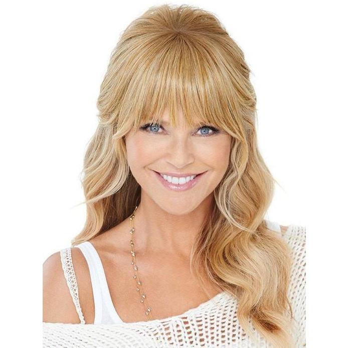 Christie Brinkley Natural Fringe Clip-in Bang  By HairUWear - BeautyGiant USA