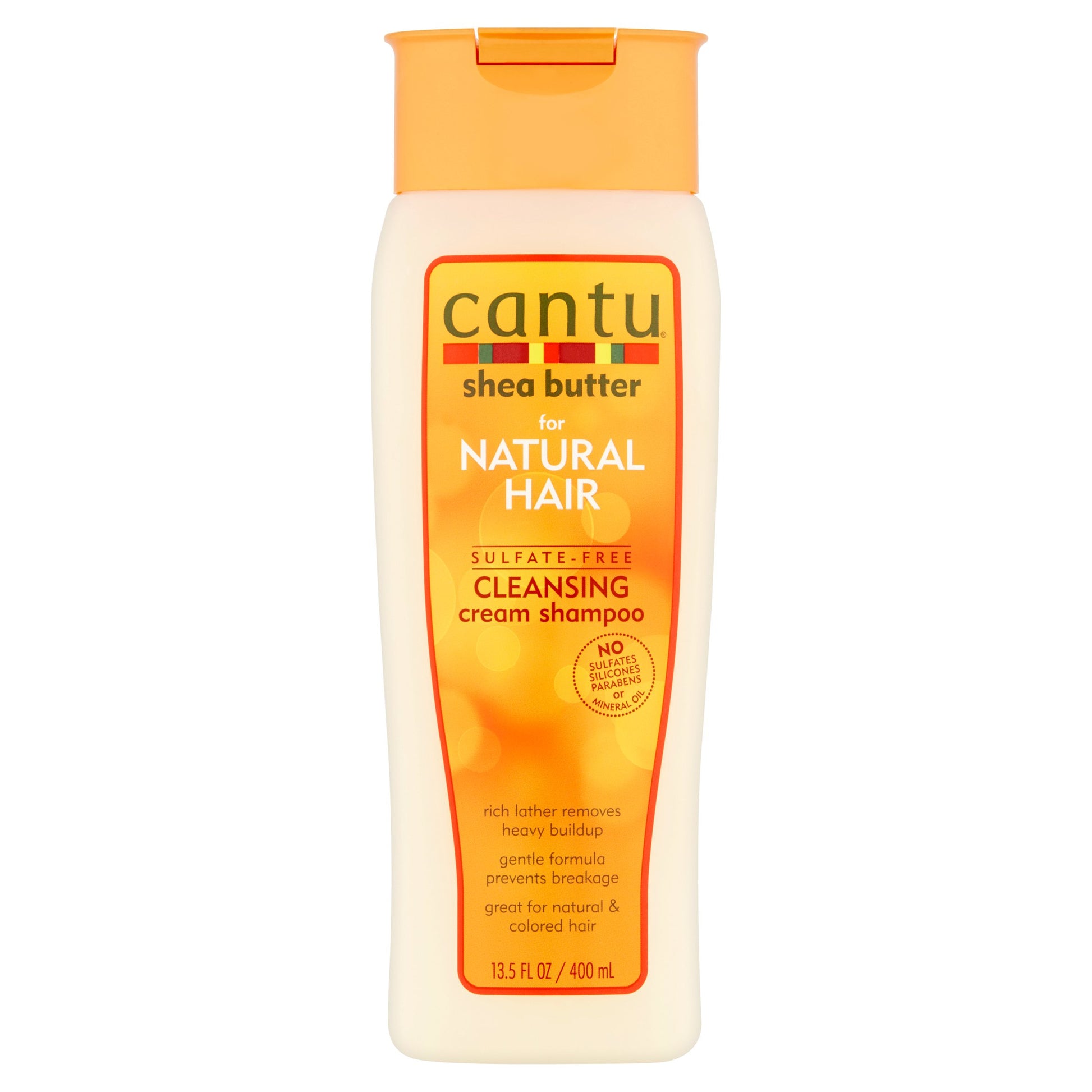 Cantu Shea Butter for Natural Hair Sulfate-Free Cleansing Cream Shampoo, 13.5 Oz - beautygiantusa.com