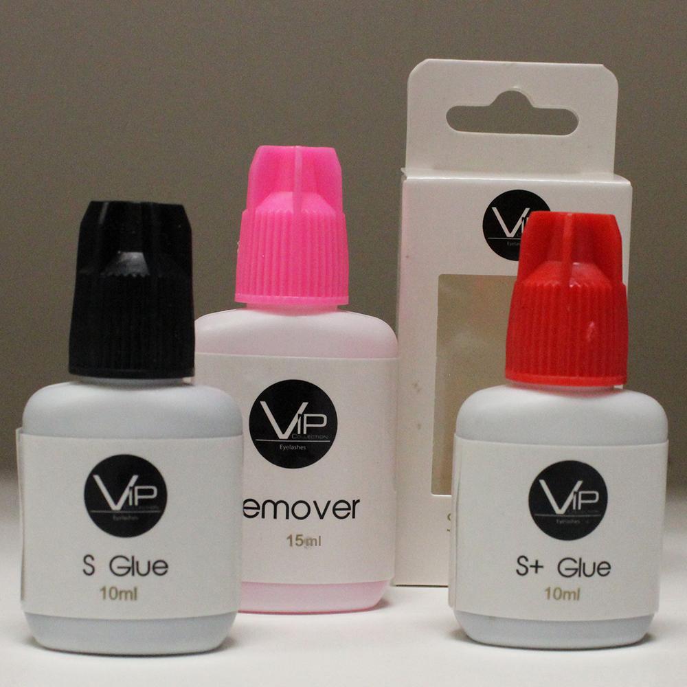 VIP Eyelash Extensions Max Bond Glue / Adhesive Fast Strong Black/  S+ 10g - beautygiantusa.com
